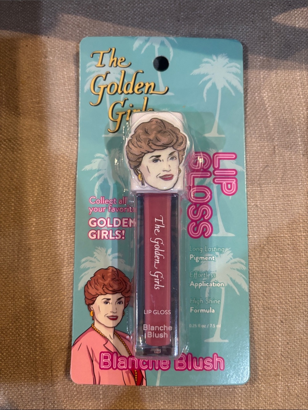 The Golden Girls Blanche Blush Lip Gloss - Pink